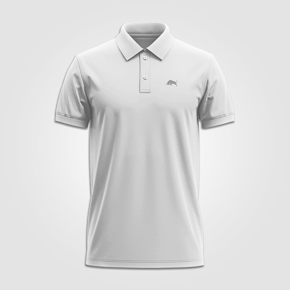 Solid PK Polo T-Shirt For men White – Raging Bull Lifestyle