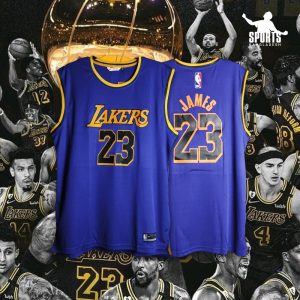 Los Angeles Lakers LeBron James 23 Jersey - Purple